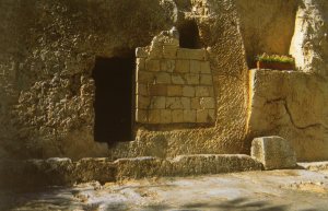 The empty garden tomb of Yeshua the Messiah. 